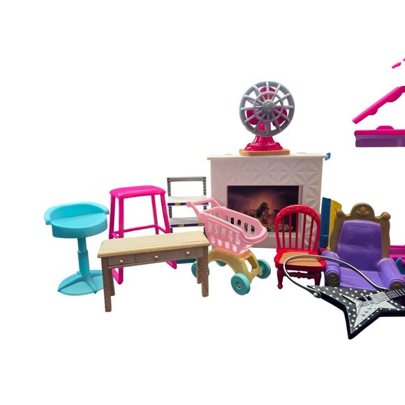 Dollhouse Furniture Toy Large Lot Mixed Scales - Picture 5 of 10